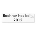 Boehner has balls 2012 bumper stickers