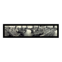 Boeing Airplane Worker Photo 1941 posters