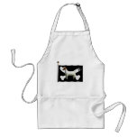 BOER GOAT PIRATE FLAG - KNIFE AND FORK APRON