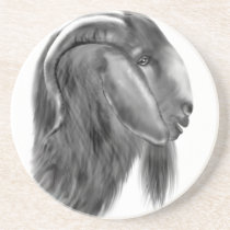 Boer Goat Sandstone Coaster