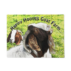 Boer Goats He is Doing His Thing! YOUR TEXT Doormat