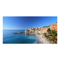 Bogliasco, Liguria, Italy Photo Card Template