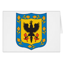 Bogota Colombia Coat of Arms cards