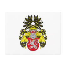 Bohemia Coat of Arms (19th century) Postcard