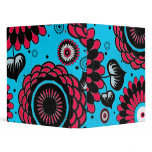 "Bohemian Aqua Garden" binders