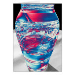 Bohemian Glass with Flower Pattern, Stylised (3) Card