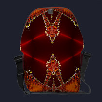 Bohemian Goddess Deep Red Messenger Bag rickshaw messenger bags