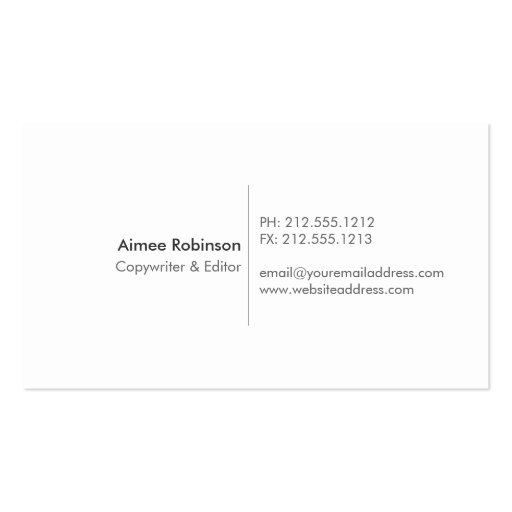 BOHEMIAN LEAF WREATH LOGO in BLACK & WHITE Business Cards (back side)