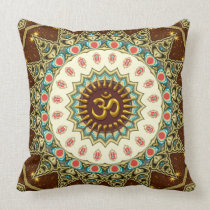 Bohemian OM Mandala Cushion / Pillow pillows