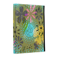 Bohemian One Floral iPad Folio Caseable Case