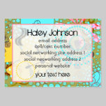 Bohemian One Social/Business Cards business cards