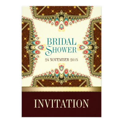 Bohemian Stars Bridal Shower Invitation