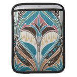 boho art nouveau chic abstract design iPad sleeves