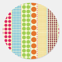 Boho Dots Envelope Seal Sticker