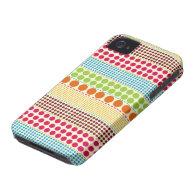 Boho Dots iPhone 4 Case-Mate Barely There™