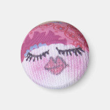 Boho Face Magnet