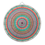 Boho Summer Circles Dart Boards