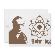 Bohr-ing Personalized Invitation