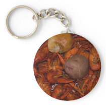 boiled crawfish keychain