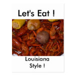 boiled crawfish postcards