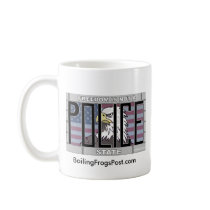 Boiling Frogs Post "Freedom" Mug mugs