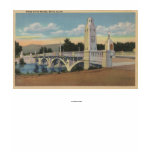 Boise, ID - View of Boise River Bridge Tees