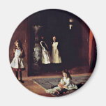 Boit Daughters By Sargent John Singer Fridge Magnet