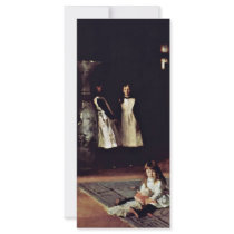 Boit Daughters By Sargent John Singer Personalized Rack Card