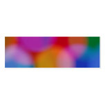 Bokeh bookmark business card