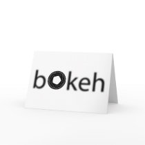 Bokeh Greeting Card