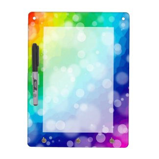 Bokeh Rainbow Dry-erase Board