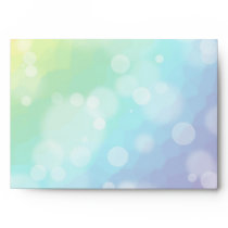 Bokeh Rainbow Pattern Envelope