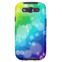 Bokeh Rainbow Pattern Galaxy S3 Cover