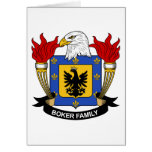 Boker Family Crest Greeting Card