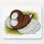 Bokhara Trumpeter:  Red Baldhead mousepads