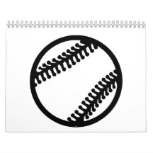 Bola del béisbol calendarios