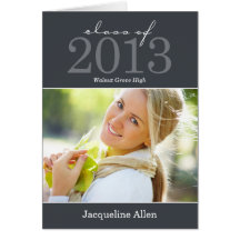 Bold and Beautiful Graduation Thank You Card