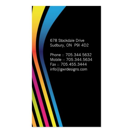 Bold and Modern Business Cards (back side)