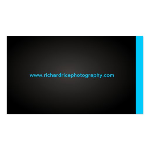 Bold and Modern Photographer Business Cards (back side)