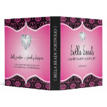 Bold and Stylish Jewelry Designer Portfolio Binder