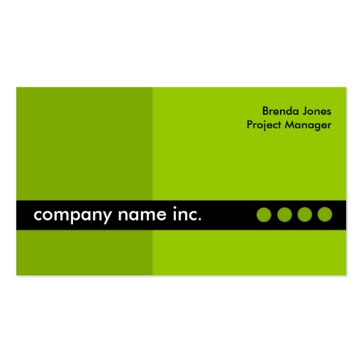 Bold and Vibrant Business Cards (front side)