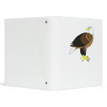 Bold Bald Eagle 3 Ring Binder