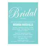Bold Blue Bridal Shower Invitations at Zazzle