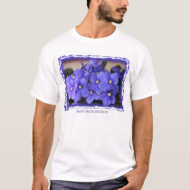 Bold Blue Violets t-shirts by Classic_Cat Bold Blue Violets t-shirts