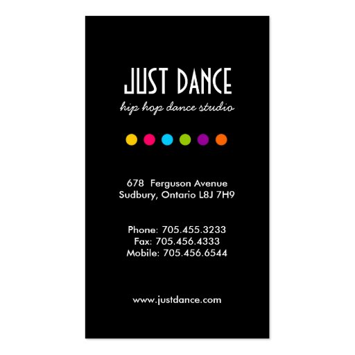 Bold  Business Card (front side)