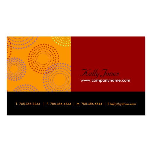 Bold Business Card (front side)
