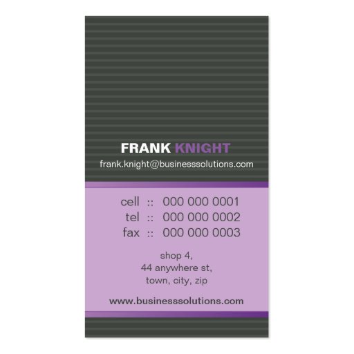 BOLD BUSINESS CARD :: neon block 5P (back side)