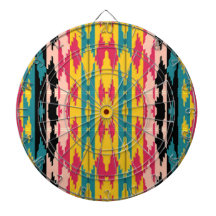 Bold Colors Tribal Aztec Dart Board