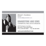 Bold Commercial Real Estate Business Card