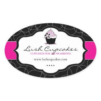 Bold Cupcake Stickers